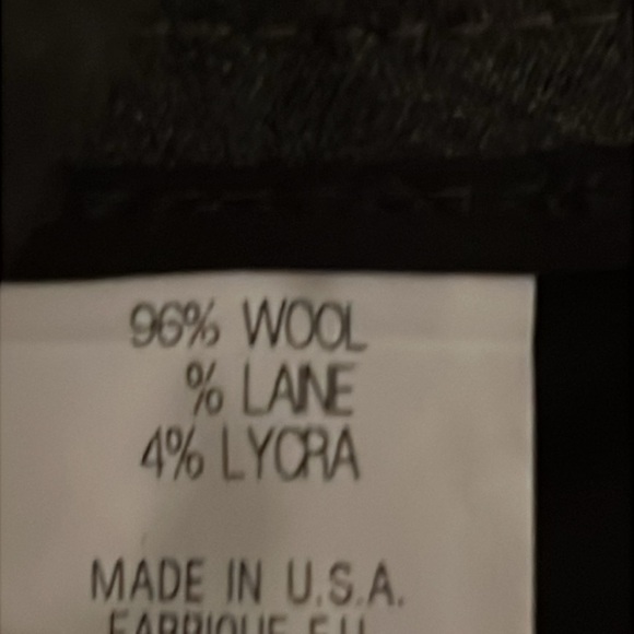 Theory Gray Wool Blend Straight Leg Dress Pants Trousers Stretch Size 6 - Picture 4 of 8